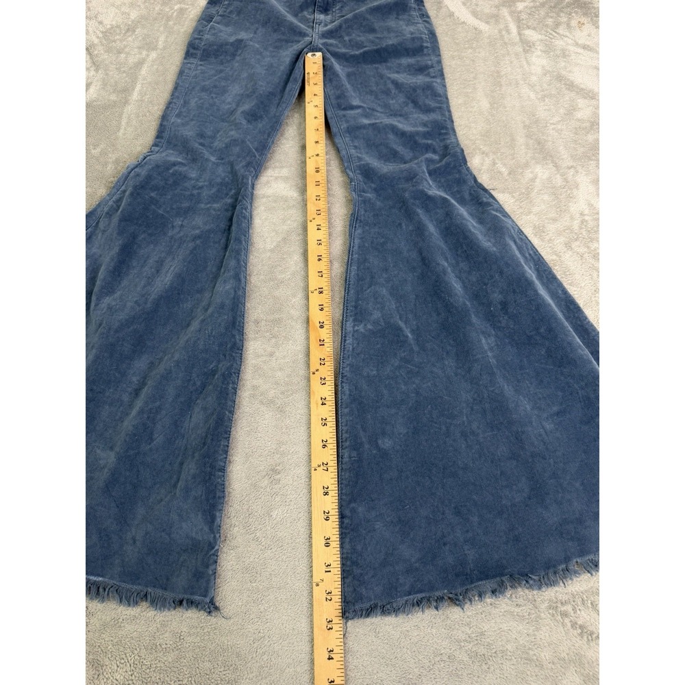 We The Free Just Float On Flare Corduroy Jeans Women's Size 27 Blue NWT - Picture 11 of 13